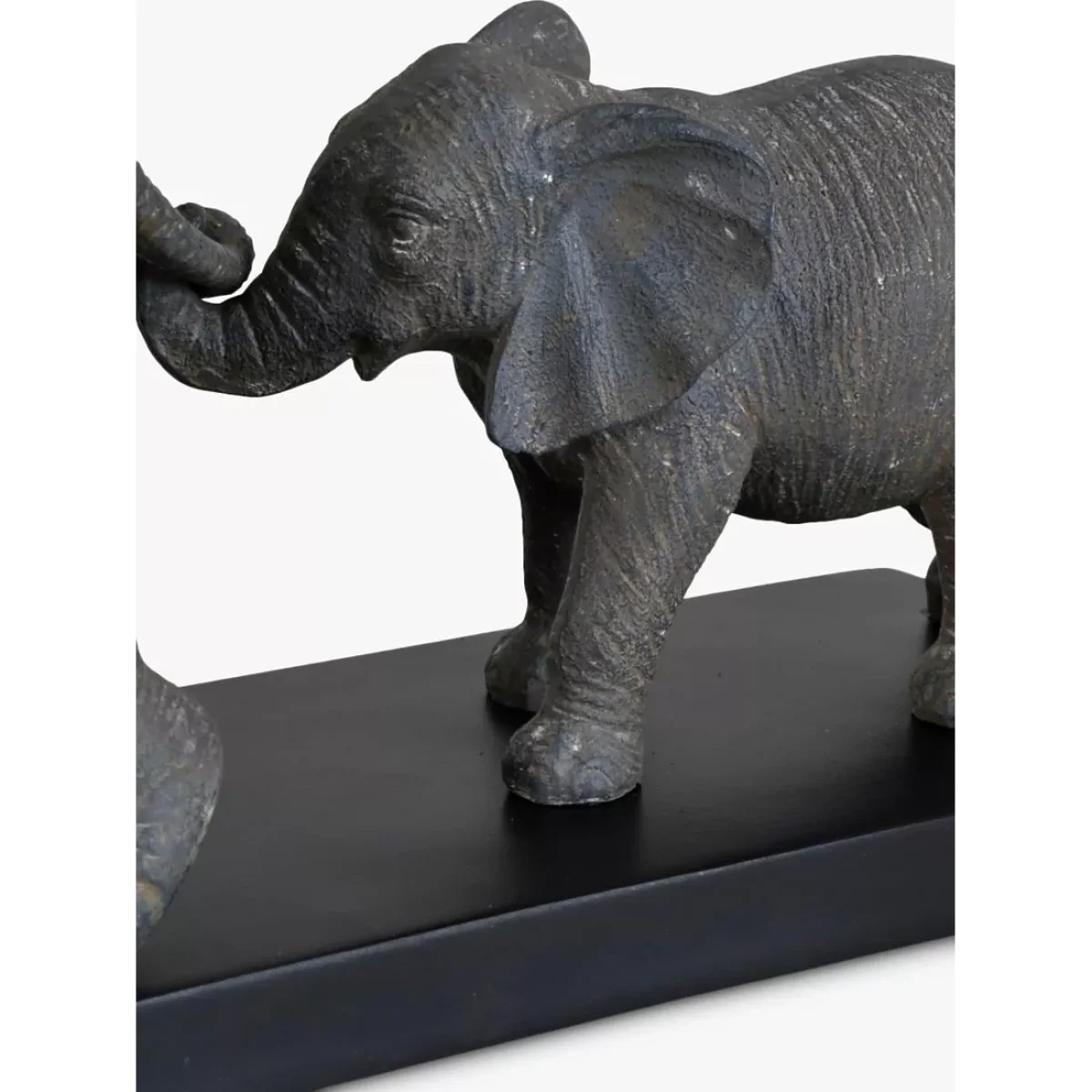 Libra Mother & Baby Elephant Sculpture, H21cm, Grey – image 5