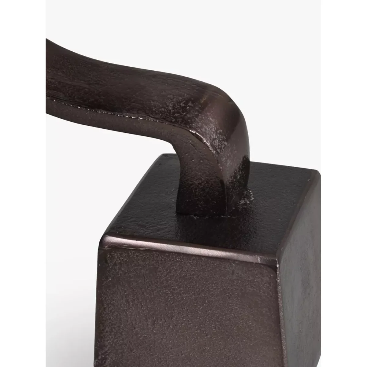 Libra Abstract Metal Wellness Sculpture, H51cm, Bronze – image 4