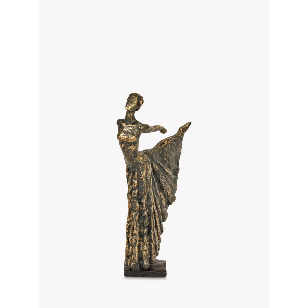 Libra Standing Female Ballet Dancer Sculpture, H32cm, Antique Bronze – image 3