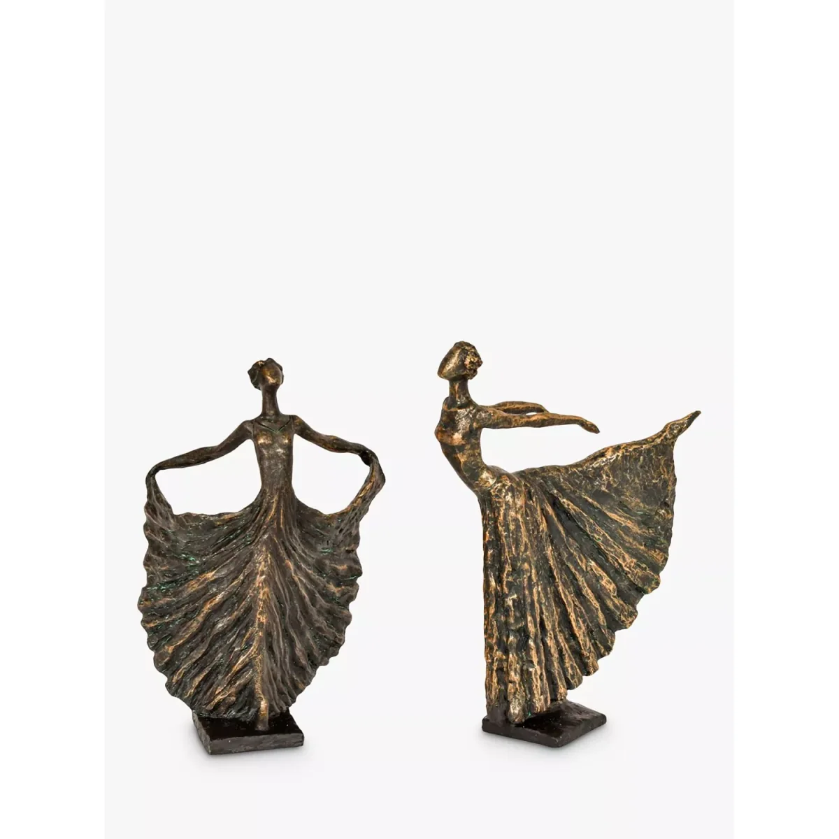 Libra Standing Female Ballet Dancer Sculpture, H32cm, Antique Bronze – image 5