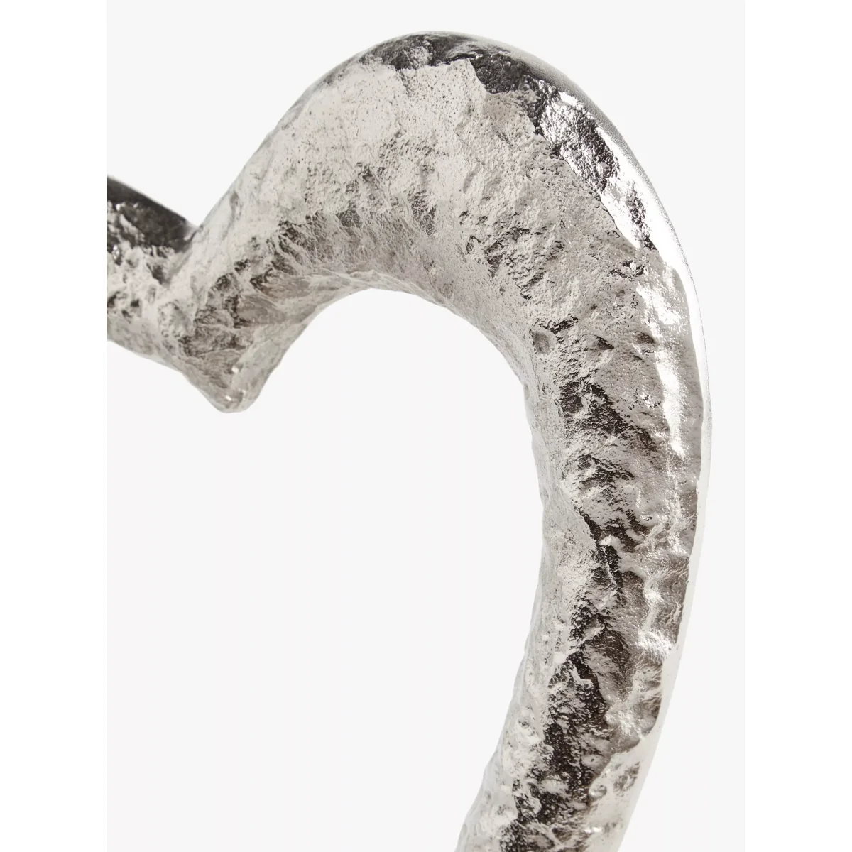 John Lewis & Partners Heart Sculpture, Silver, H28.5cm – image 3