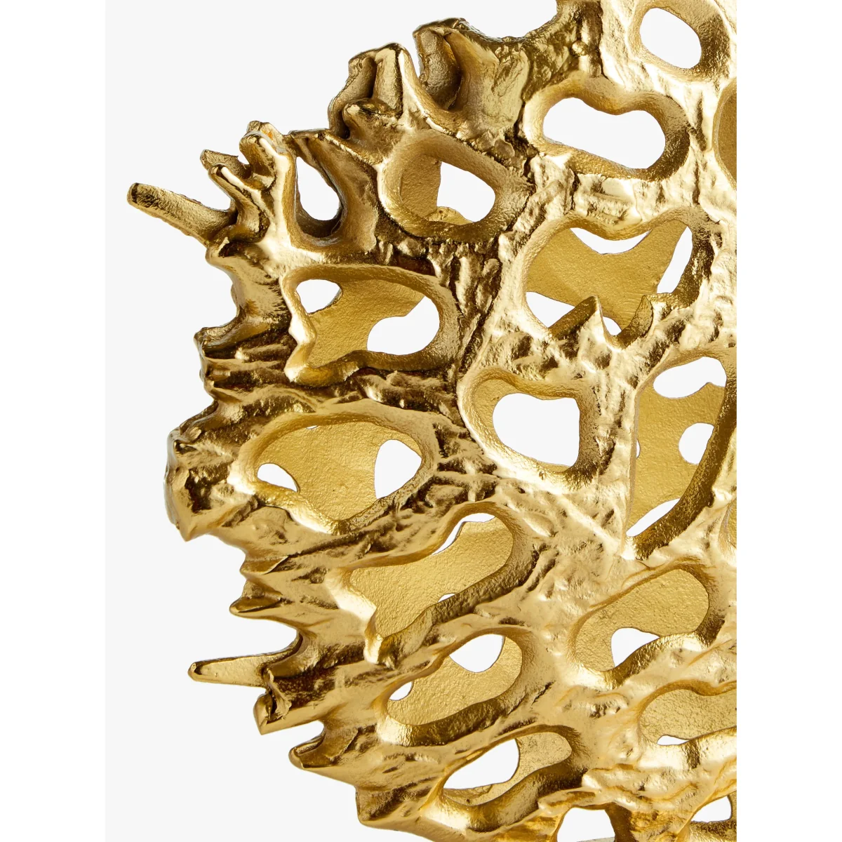 John Lewis & Partners Aluminium Coral Sculpture, H36.5cm, Gold – image 3