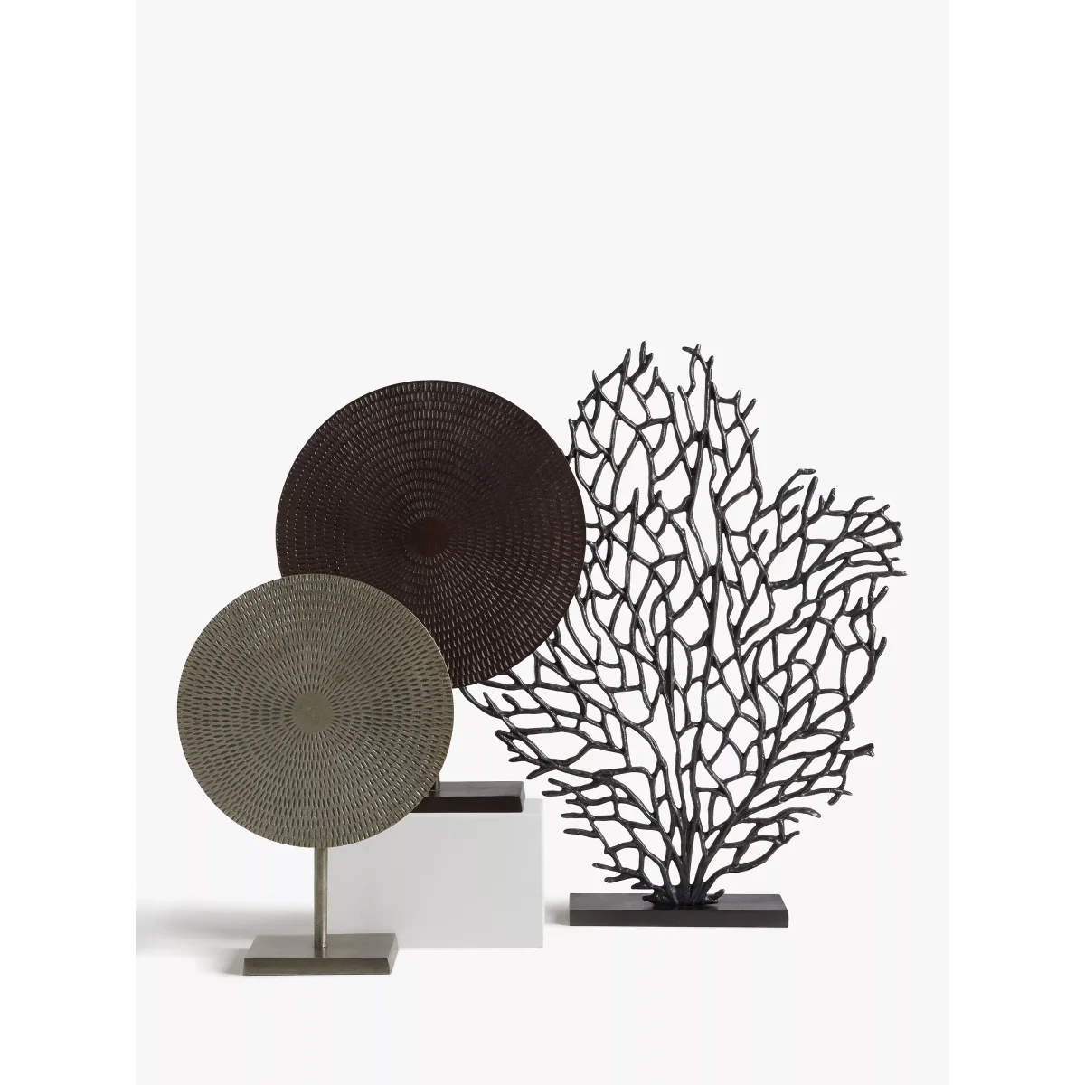John Lewis & Partners Large Coral Sculpture, H68cm, Black – image 4
