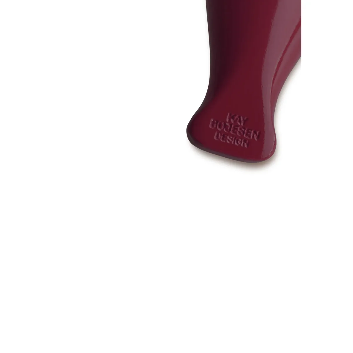 Kay Bojesen Denmark Kaj Bojesen bird keyring Bordeaux natural leather – image 4