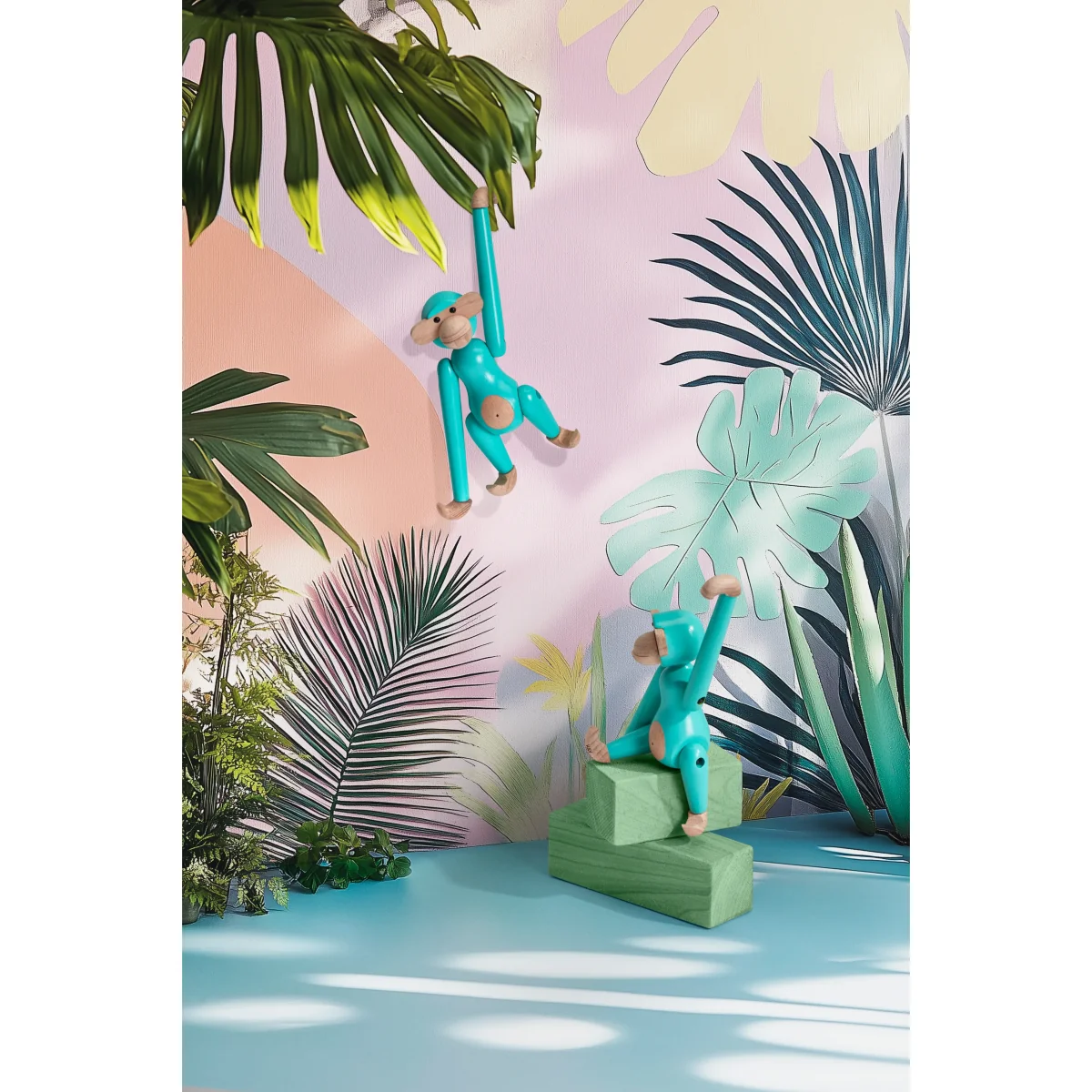 Kay Bojesen Denmark Kay Bojesen monkey mini Turquoise – image 3