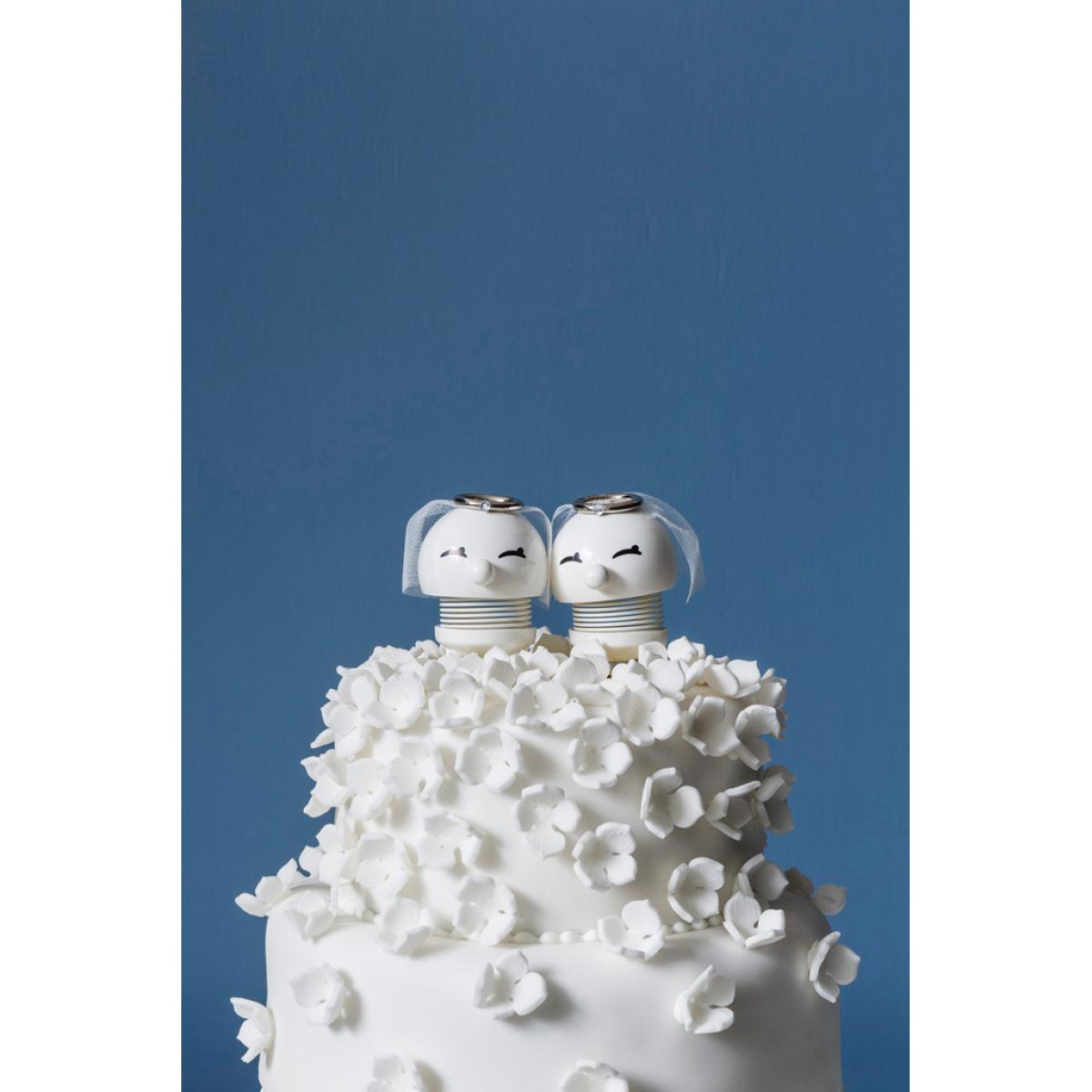Hoptimist Hoptimist Bride & Bride figure 2 pieces White – image 2