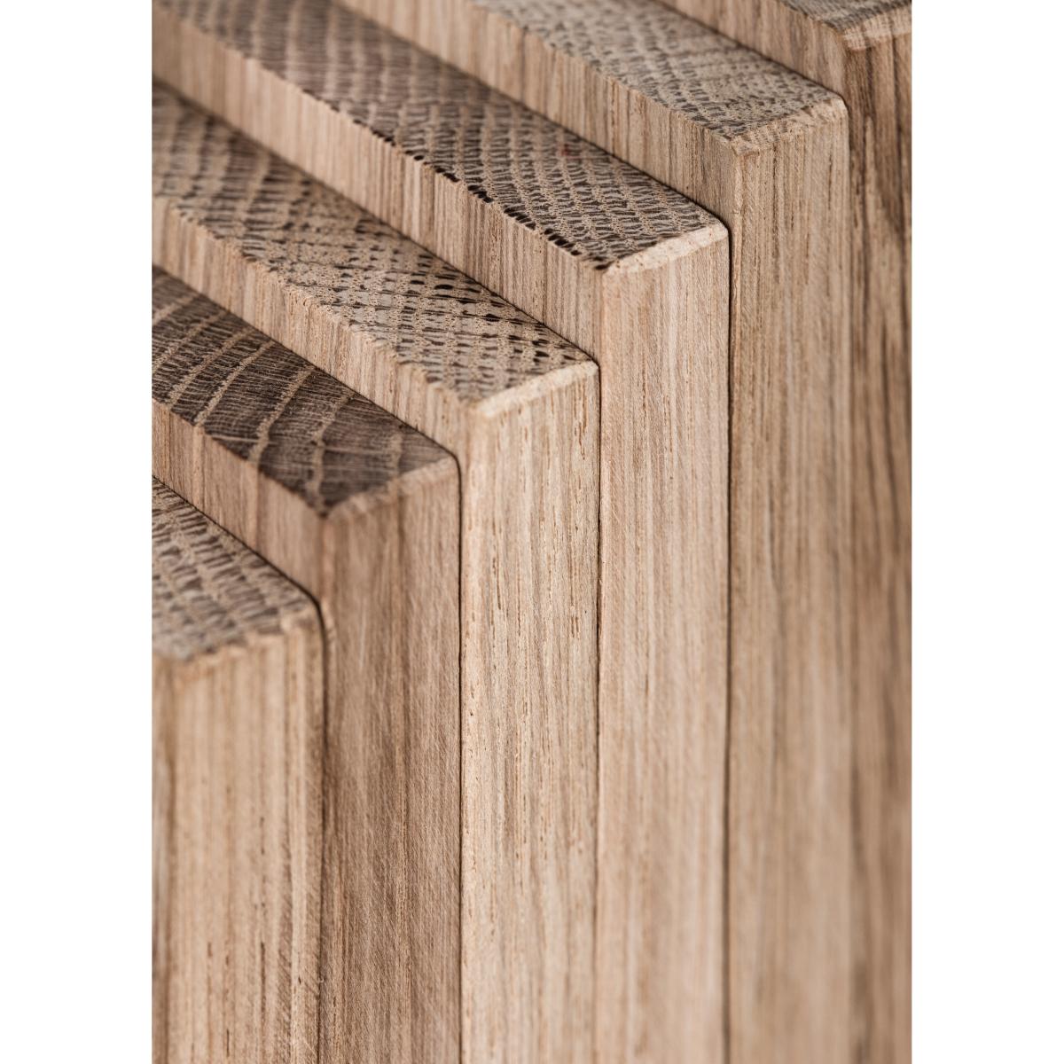 MOEBE Polygrif oak sculpture 21x32 cm Wood. black – image 4