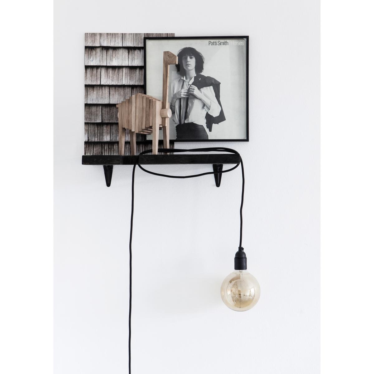 MOEBE Polygrif oak sculpture 21x32 cm Wood. black – image 8