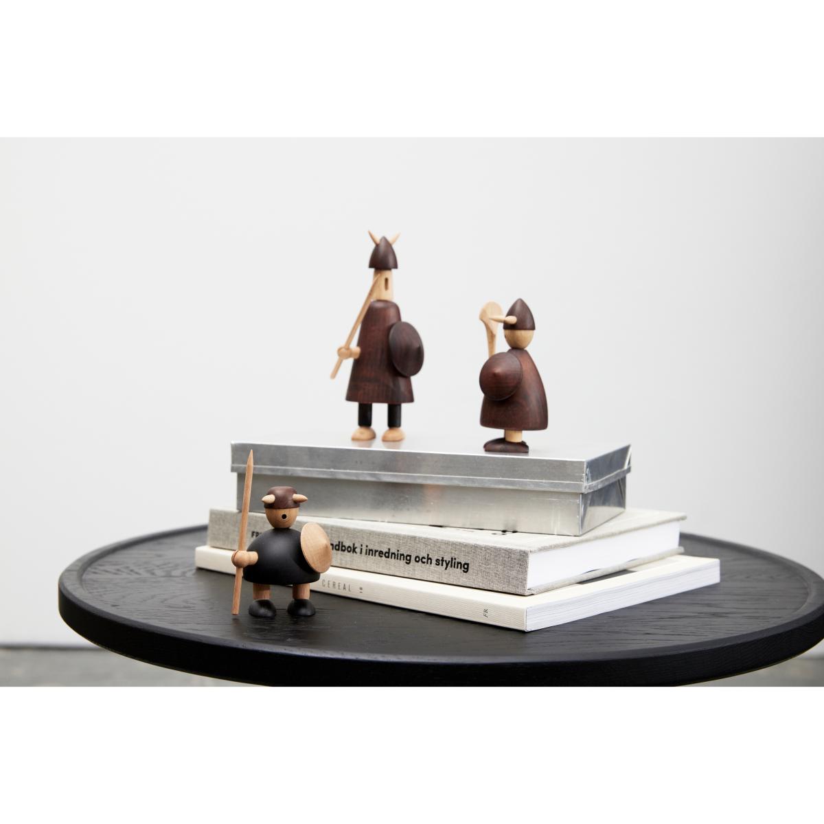 Andersen Furniture The vikings of Denmark wooden figure Medium Stained beech – image 2