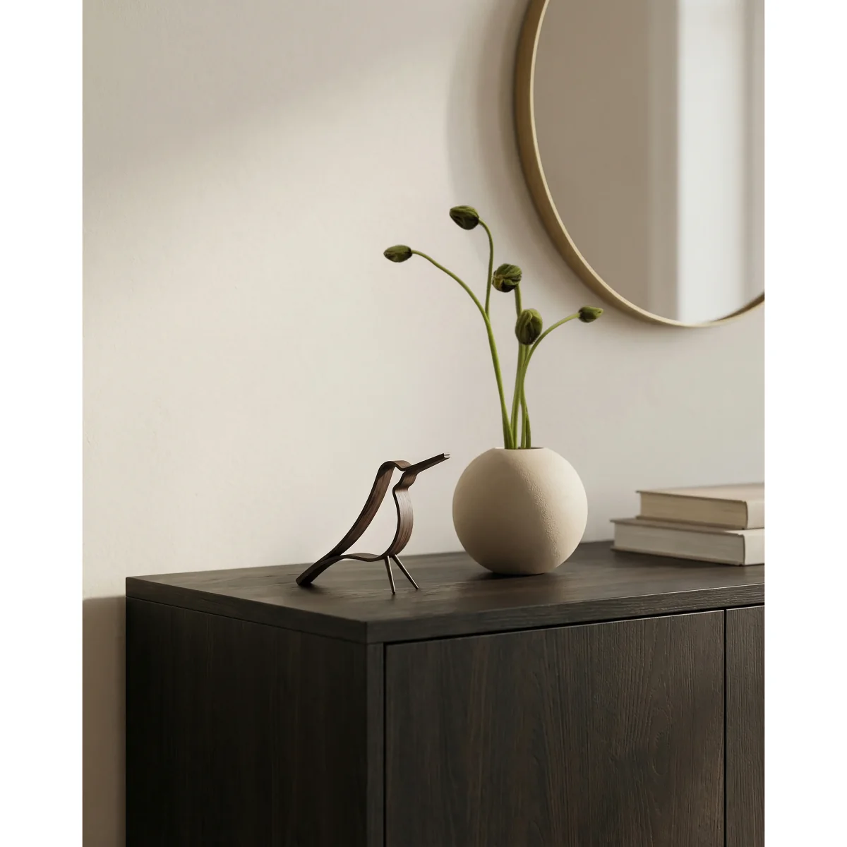 Cooee Design Woody Bird small Dark stained oak – image 2