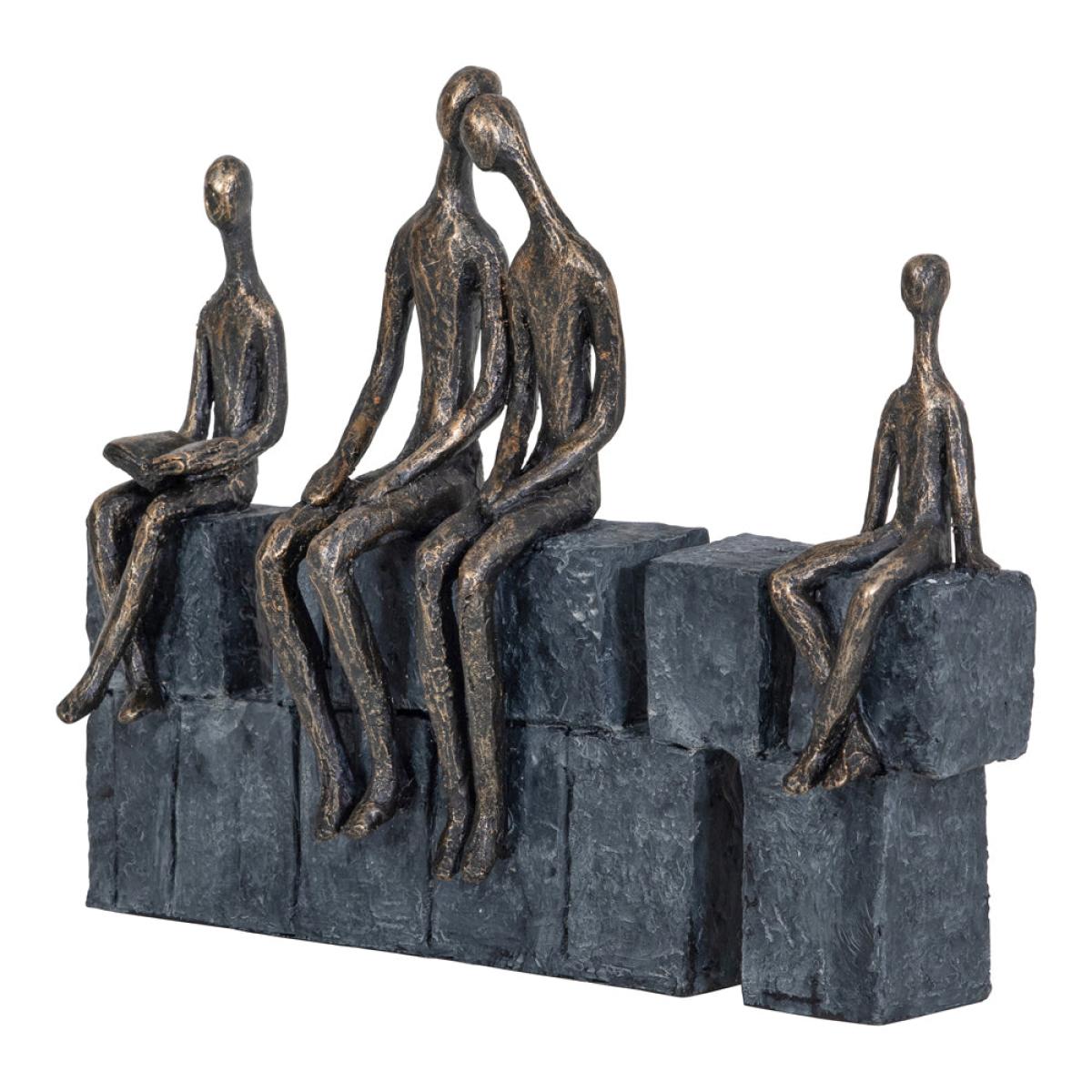 Libra Bronze Blocks Family Of Four – image 2