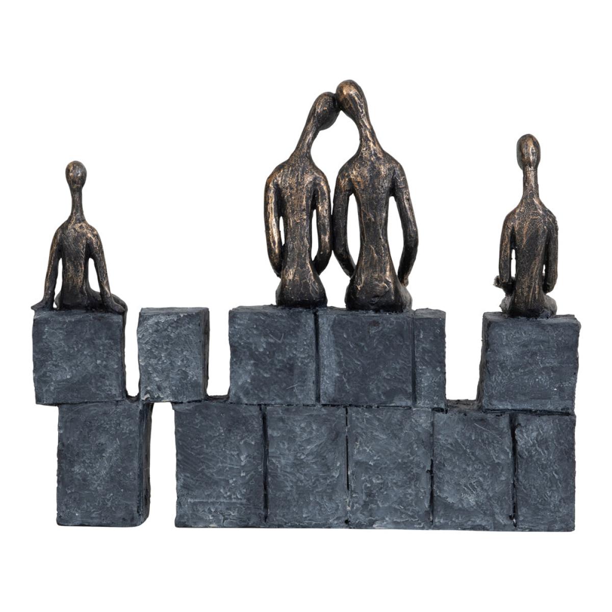 Libra Bronze Blocks Family Of Four – image 3