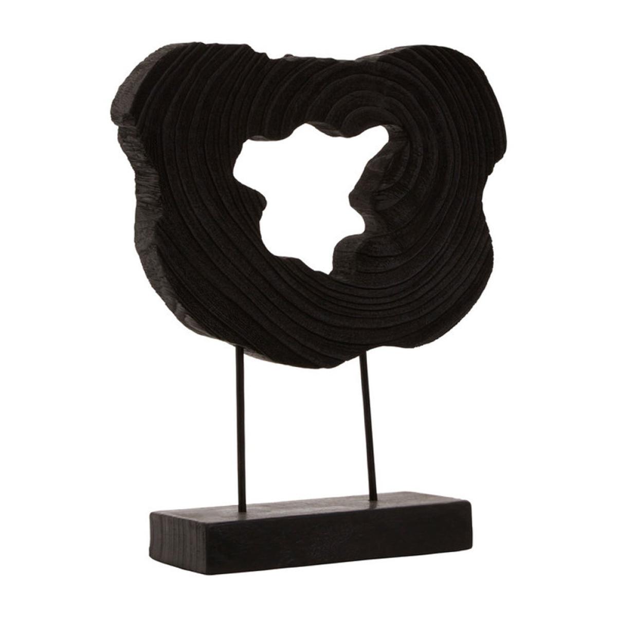Olivia's Black Wooden Sculpture – image 2