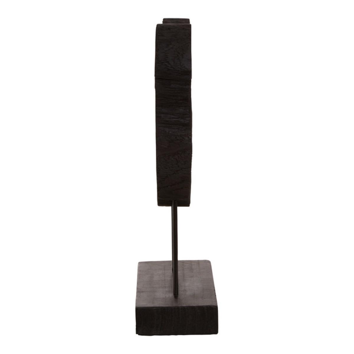 Olivia's Black Wooden Sculpture – image 3