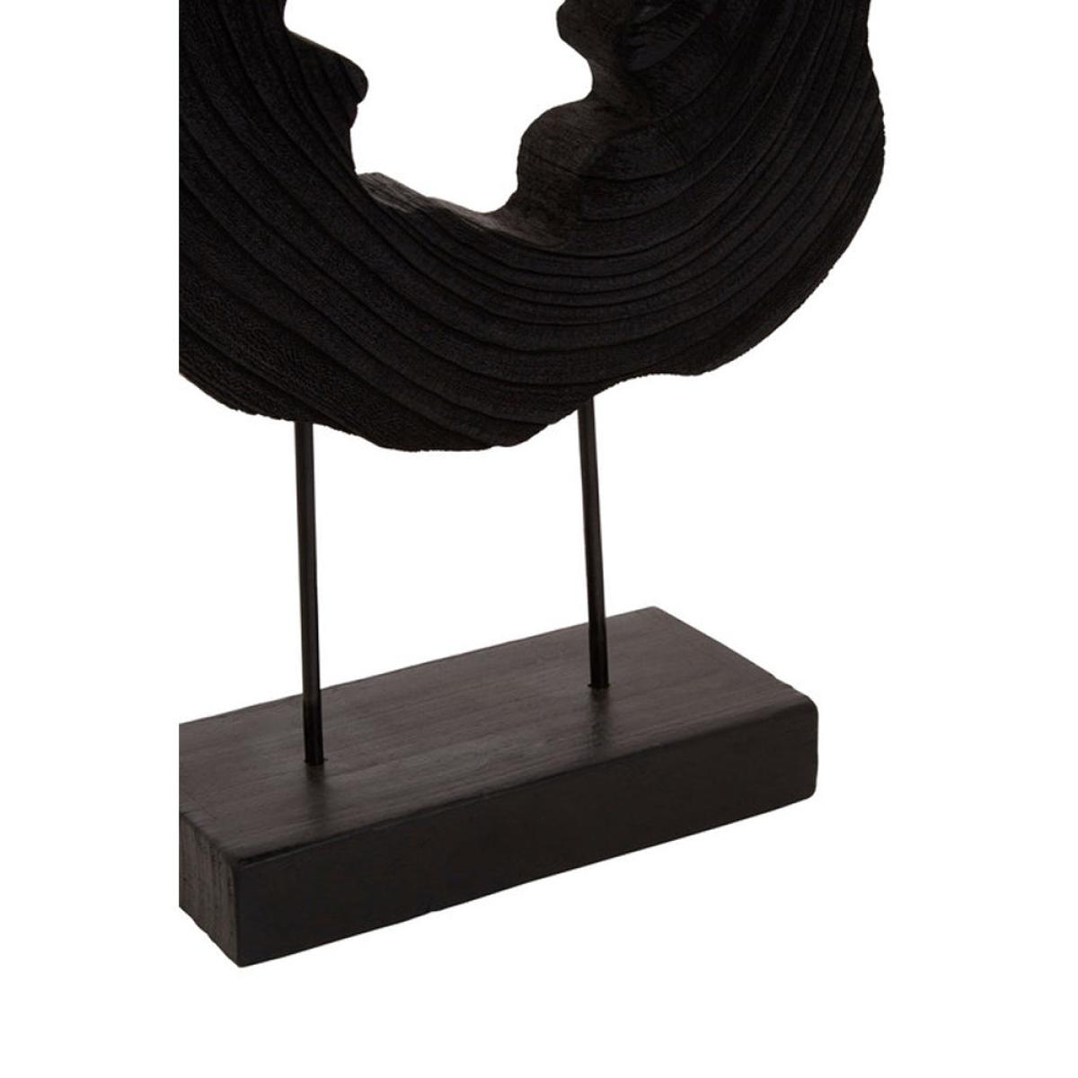 Olivia's Black Wooden Sculpture – image 5