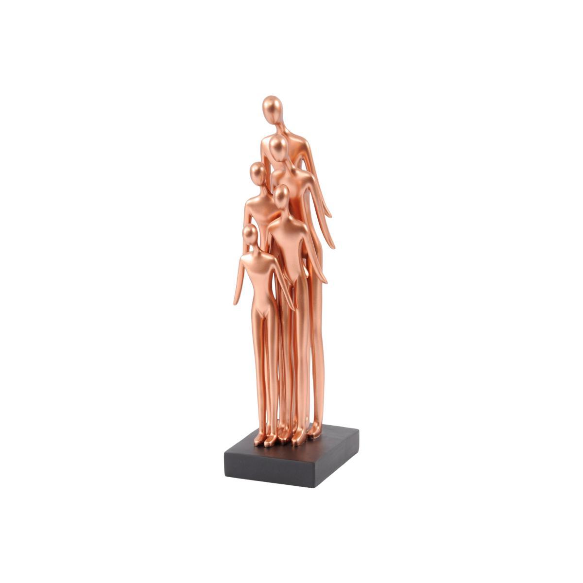 Libra Family Gathering Sculpture in Rose Gold – image 1