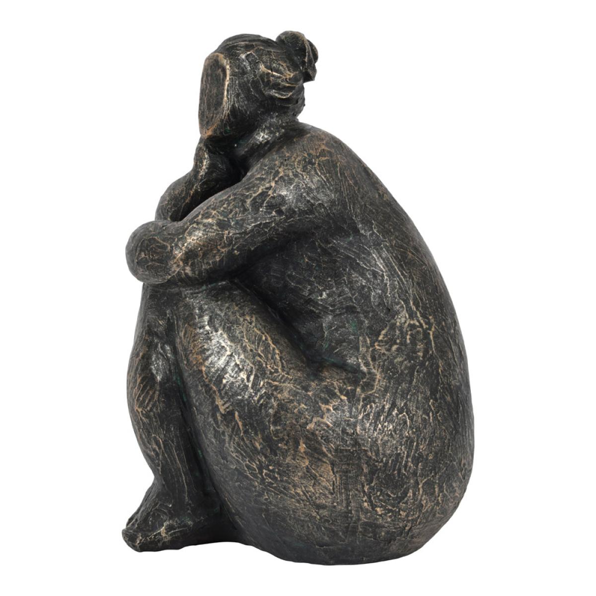 Libra Calm Neutral Collection - Athena Contemplating Feminine Form Resin Sculpture – image 2