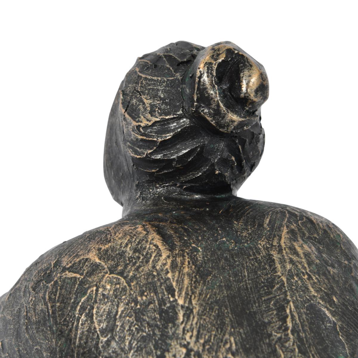 Libra Calm Neutral Collection - Athena Contemplating Feminine Form Resin Sculpture – image 4