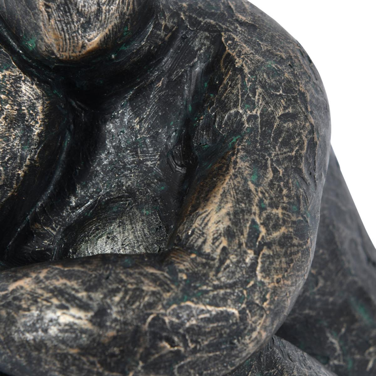 Libra Calm Neutral Collection - Athena Contemplating Feminine Form Resin Sculpture – image 5
