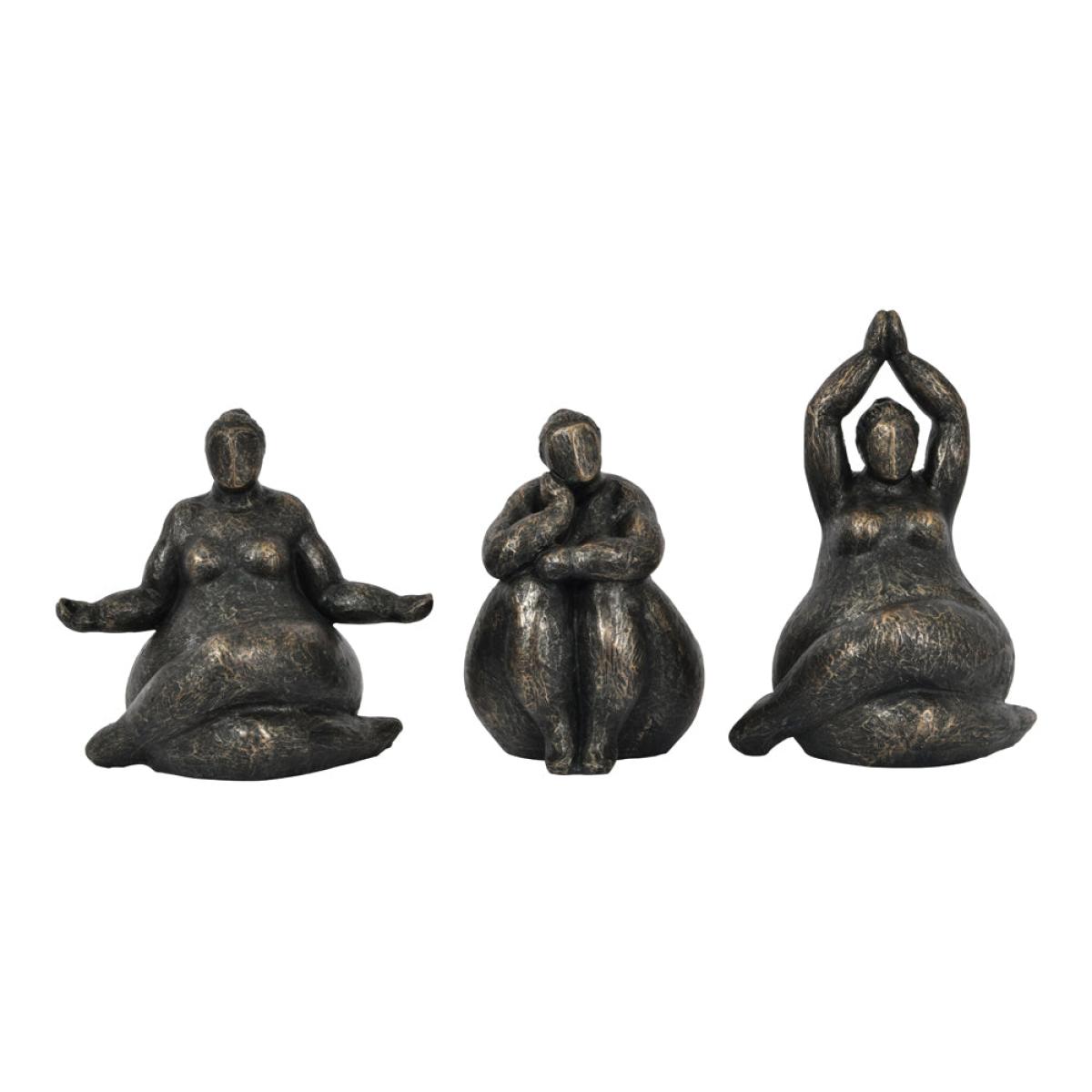 Libra Calm Neutral Collection - Athena Contemplating Feminine Form Resin Sculpture – image 6