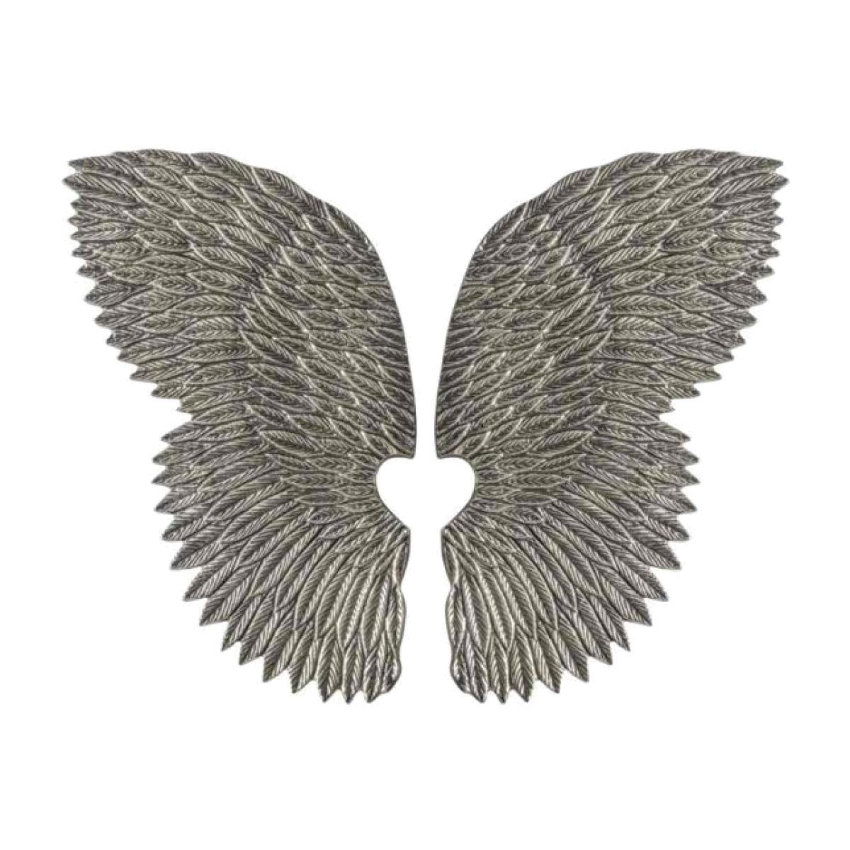 Gallery Direct Paris Wings Sculpture in White Nickel | Outlet