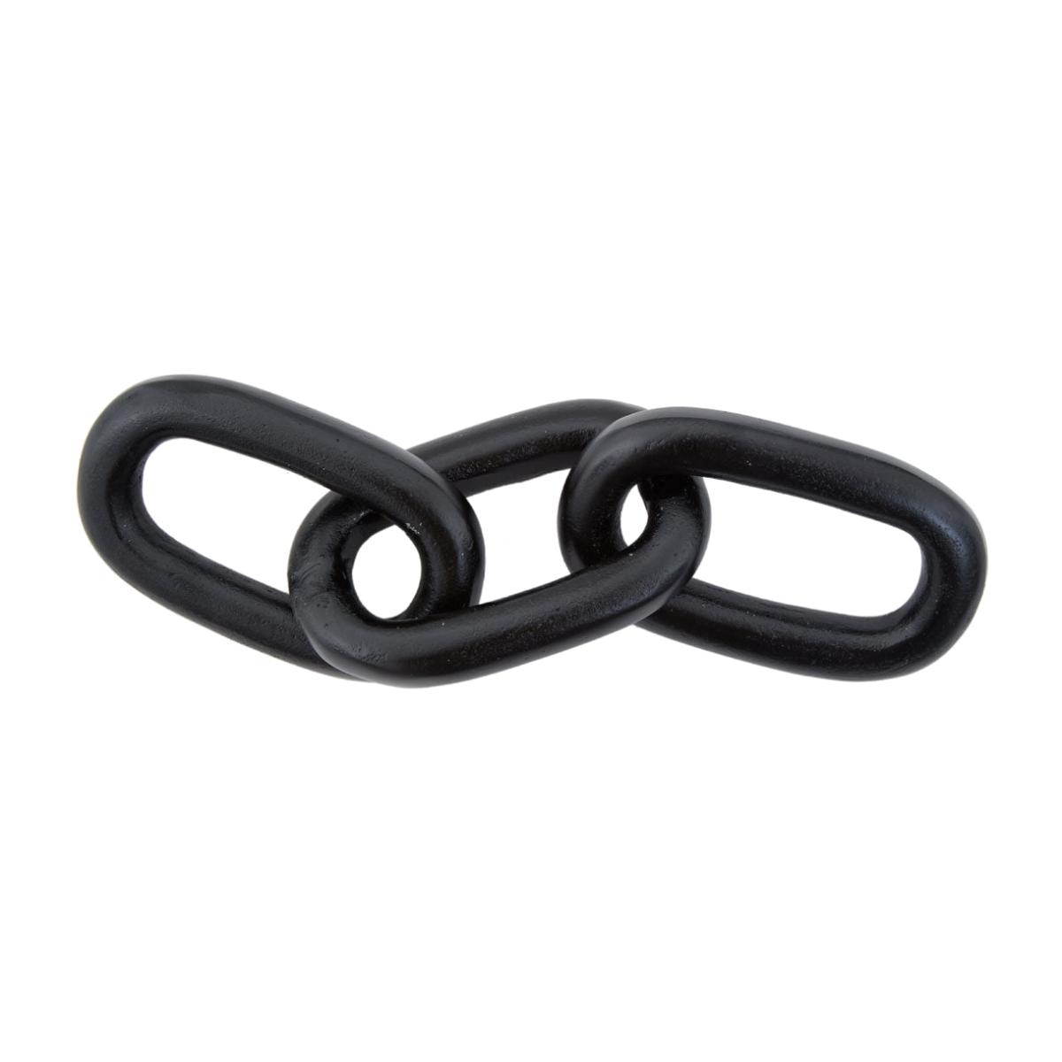 Olivia's Paton Alum Large Chain Sculpture in Black