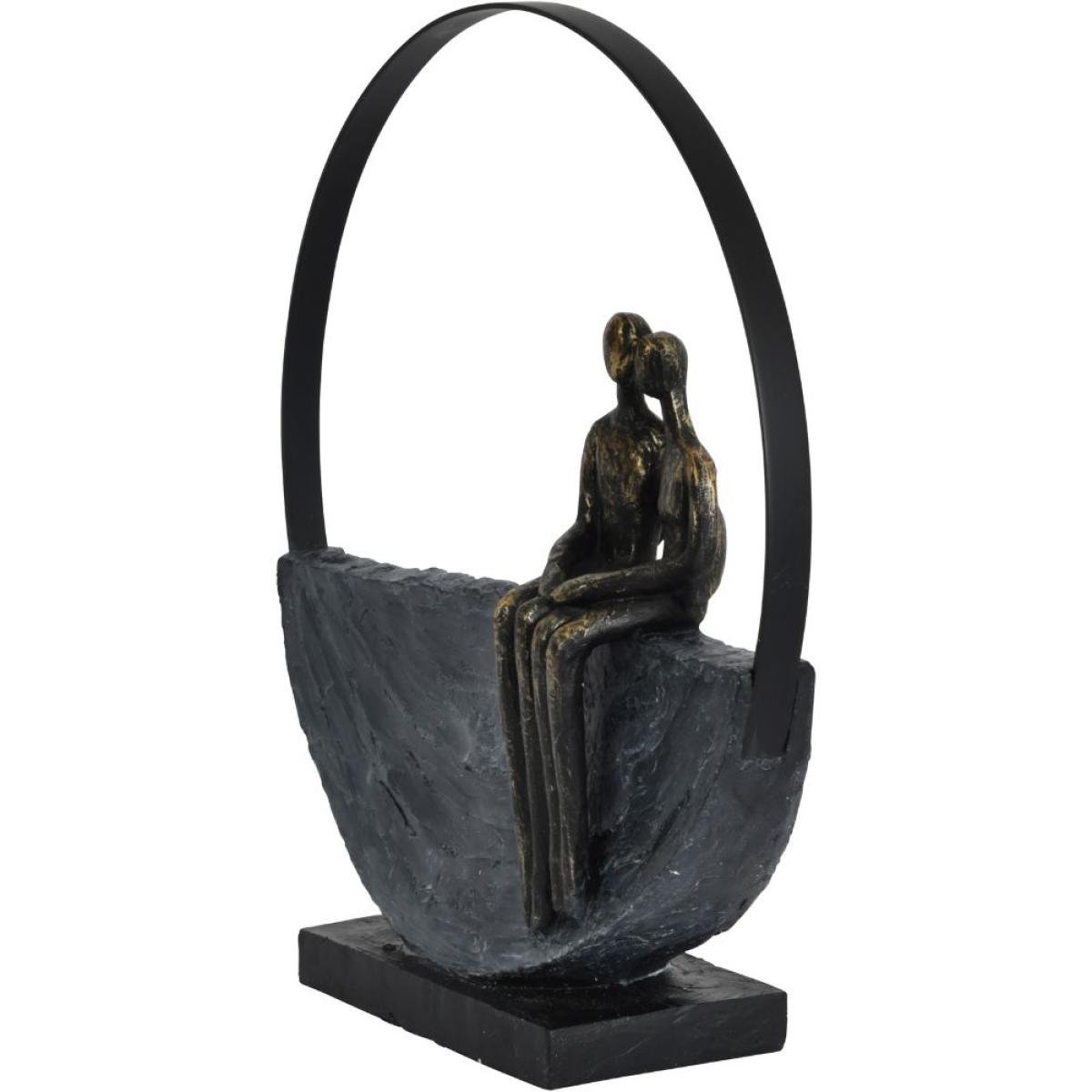 Libra Couple Encircled Sculpture – image 2