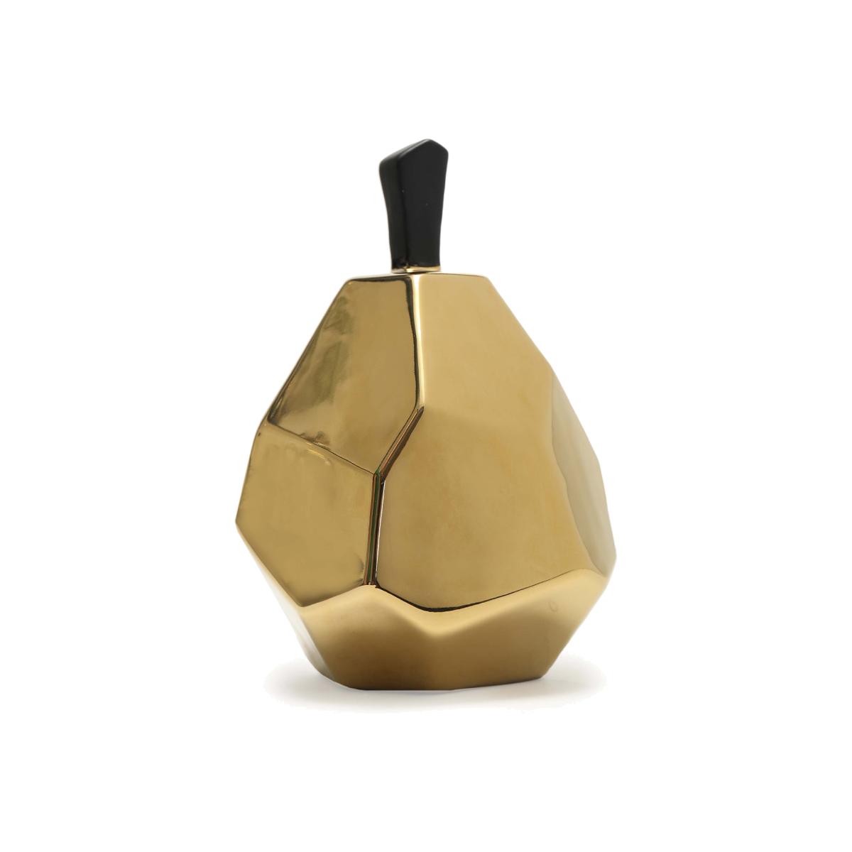 Liang & Eimil Gold Pear Sculpture
