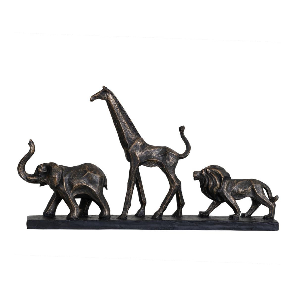 Libra Bronze Safari Sculpture – image 3