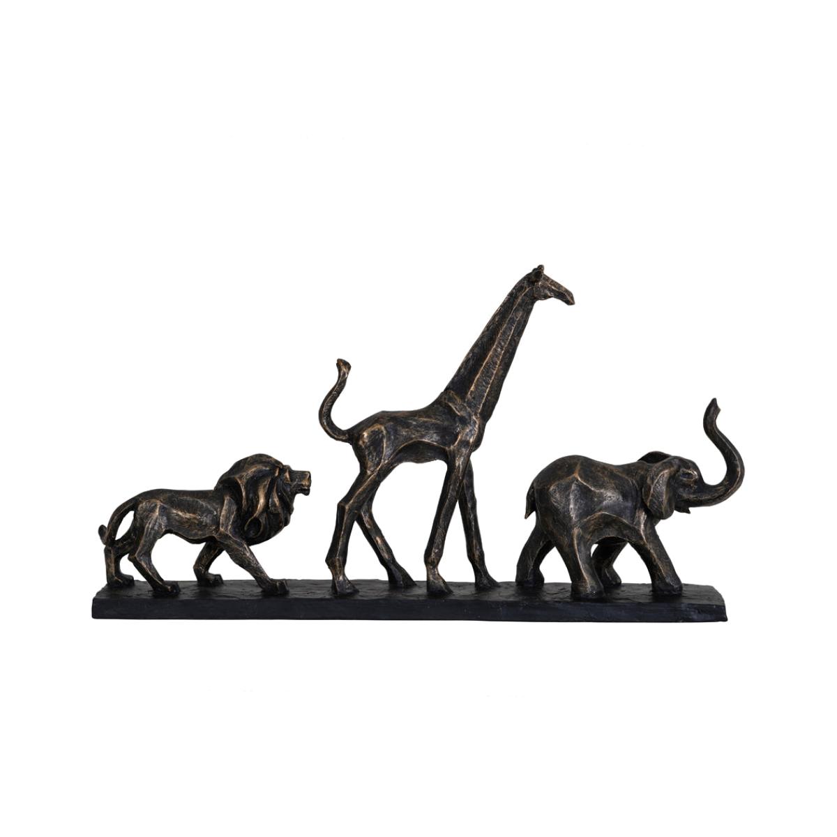 Libra Bronze Safari Sculpture – image 1