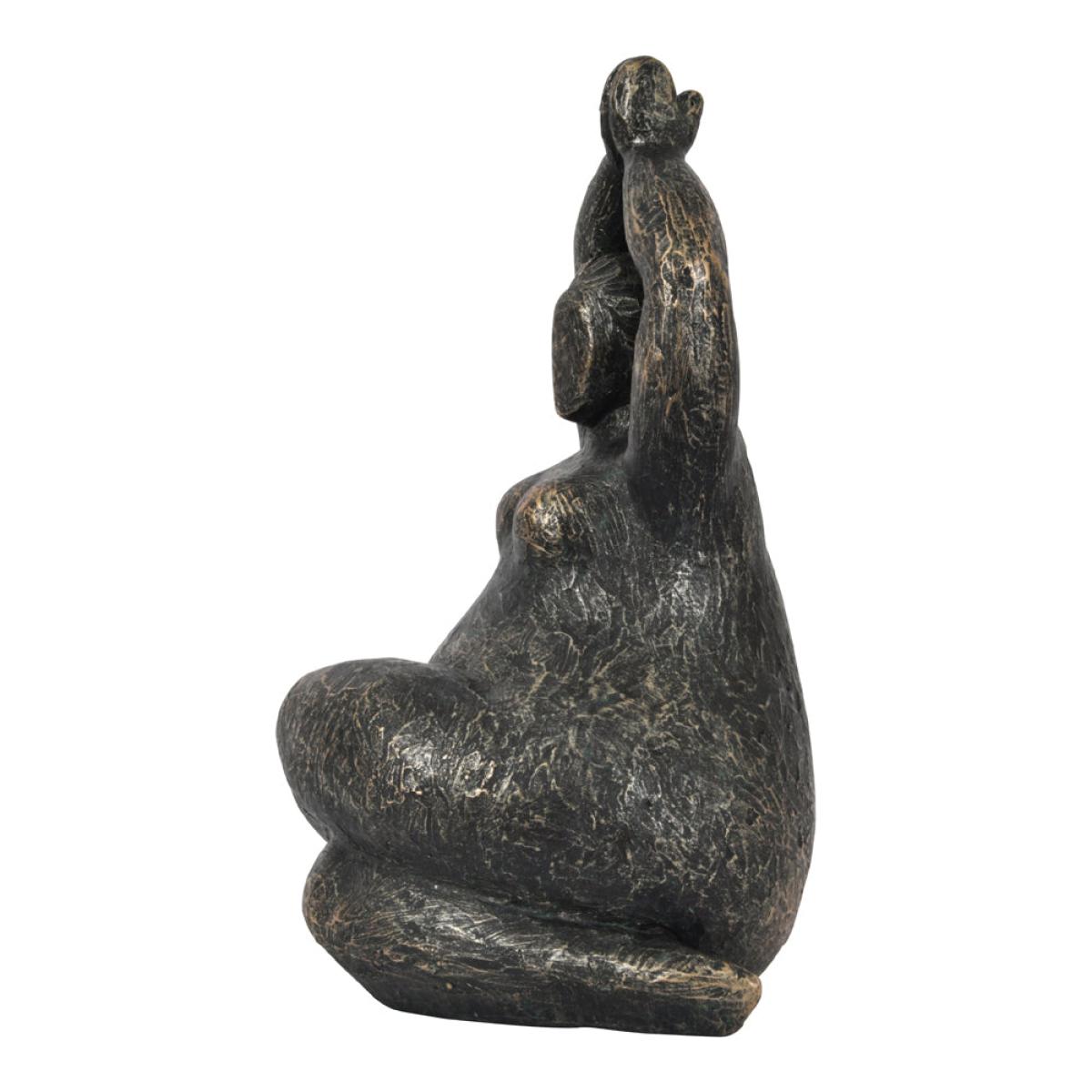 Libra Calm Neutral Collection - Iris Praying Feminine Form Resin Sculpture | Outlet – image 2