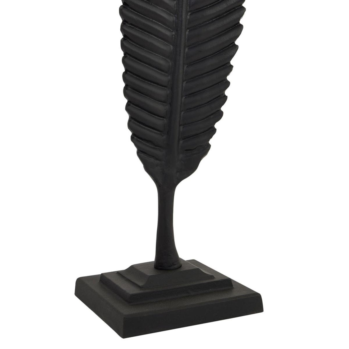 Hill Interiors Black Cast Large Leaf Ornament – image 3