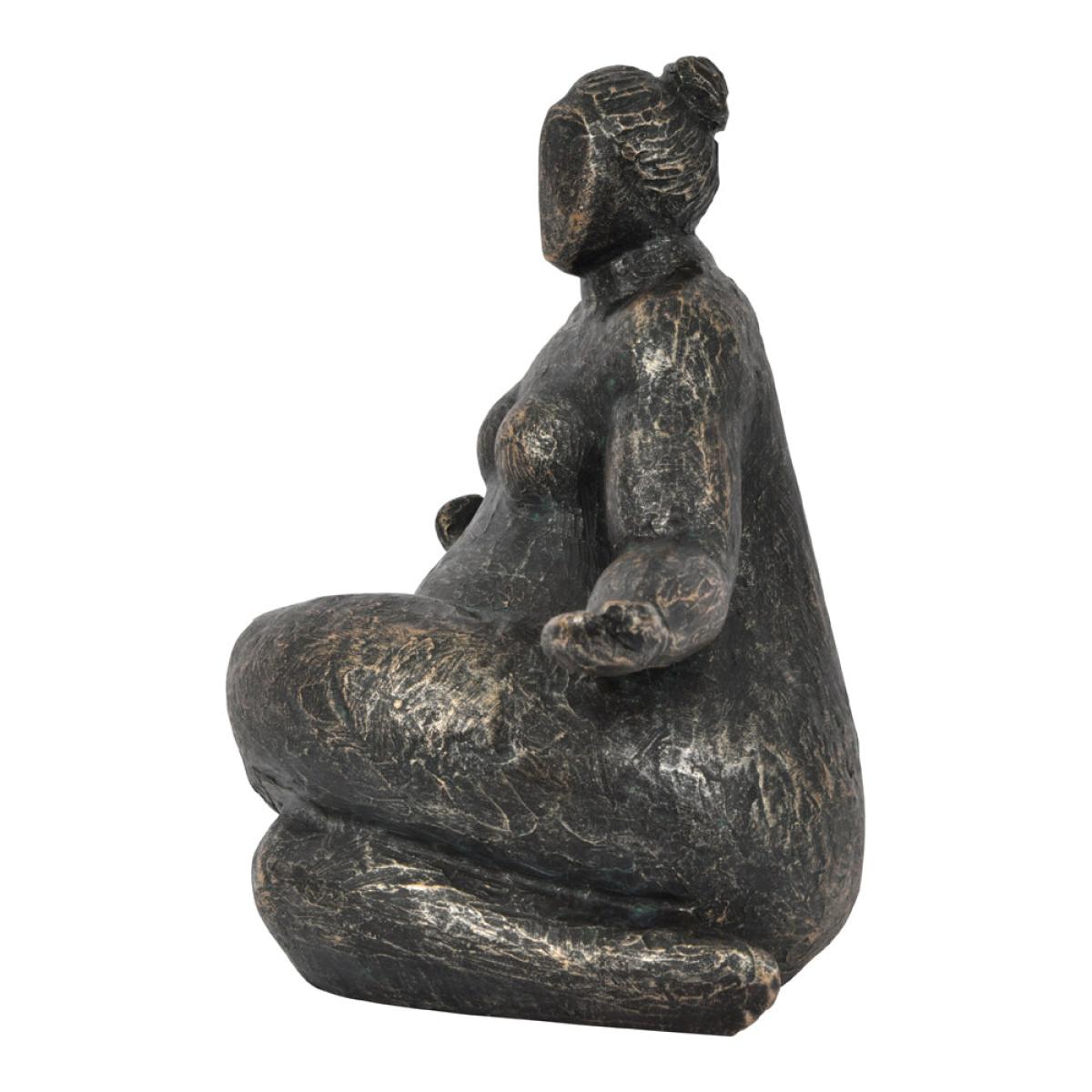 Libra Freya Meditating Feminine Form Resin Sculpture – image 2