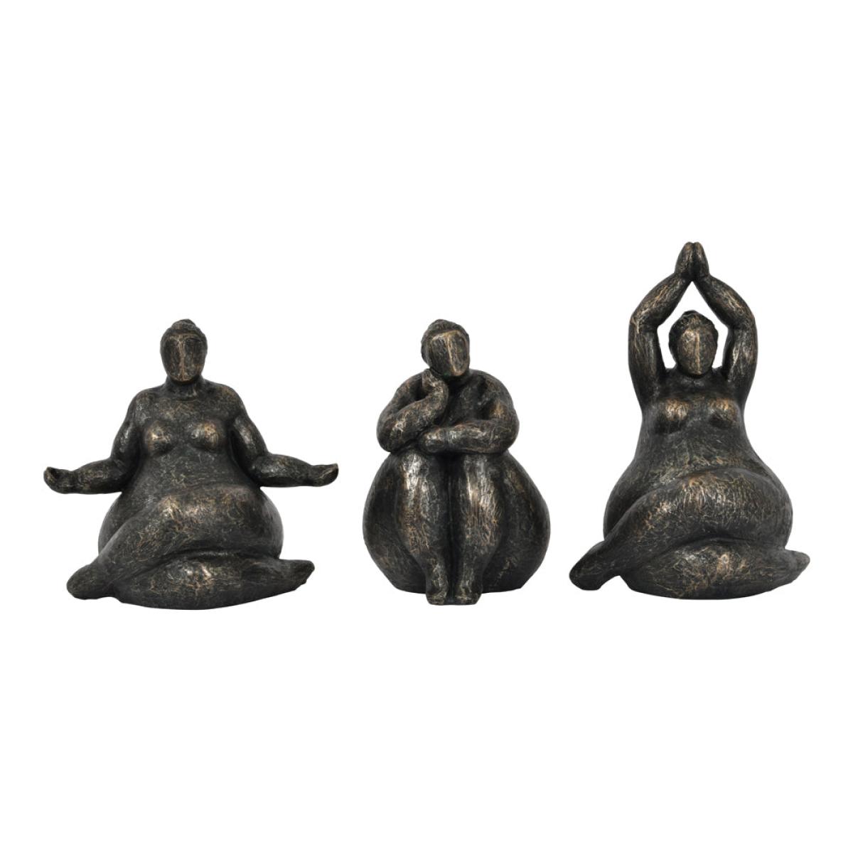 Libra Freya Meditating Feminine Form Resin Sculpture – image 6