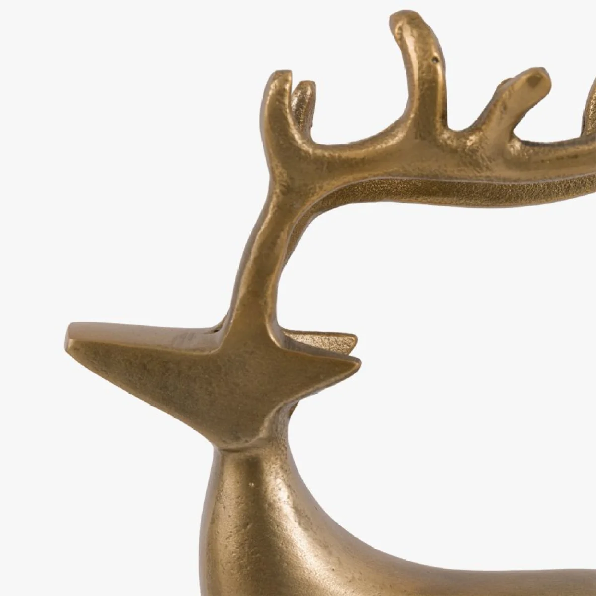 Nordic Woodland Metal Stags in Gold, Set of 2 – image 6