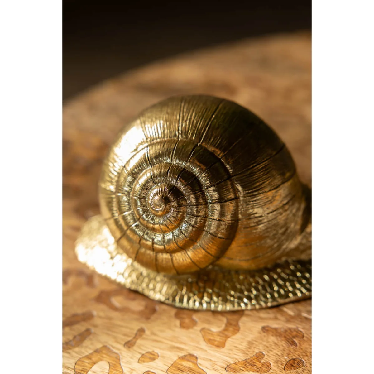 Gold Snail Ornament – image 3