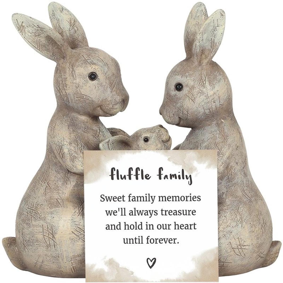 Fluffle Family Bunny Ornament - Grey – image 2