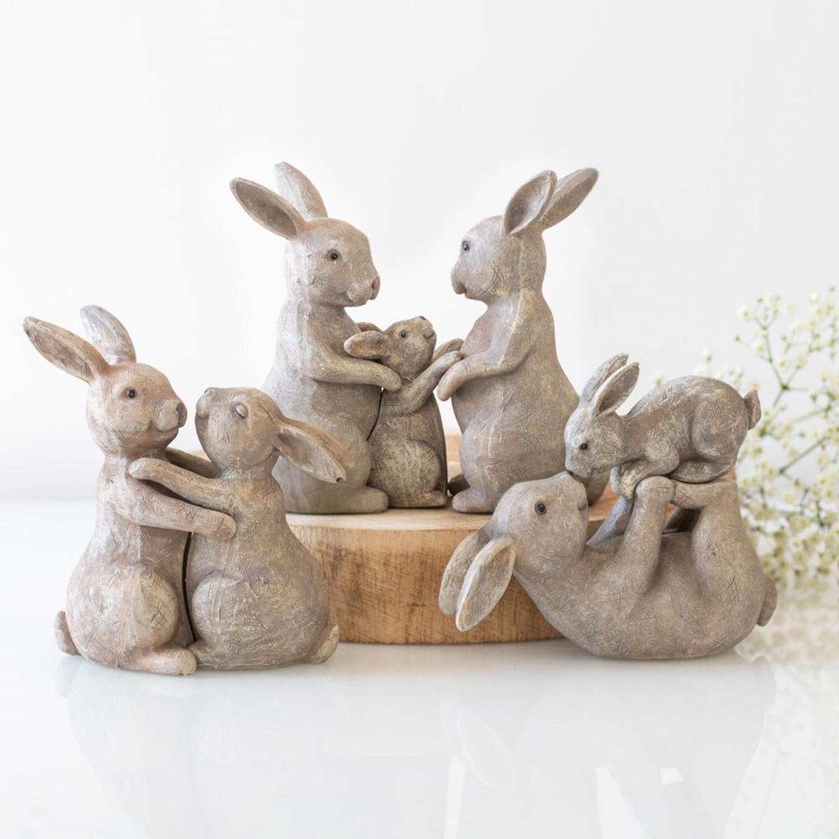 Fluffle Family Bunny Ornament - Grey – image 6