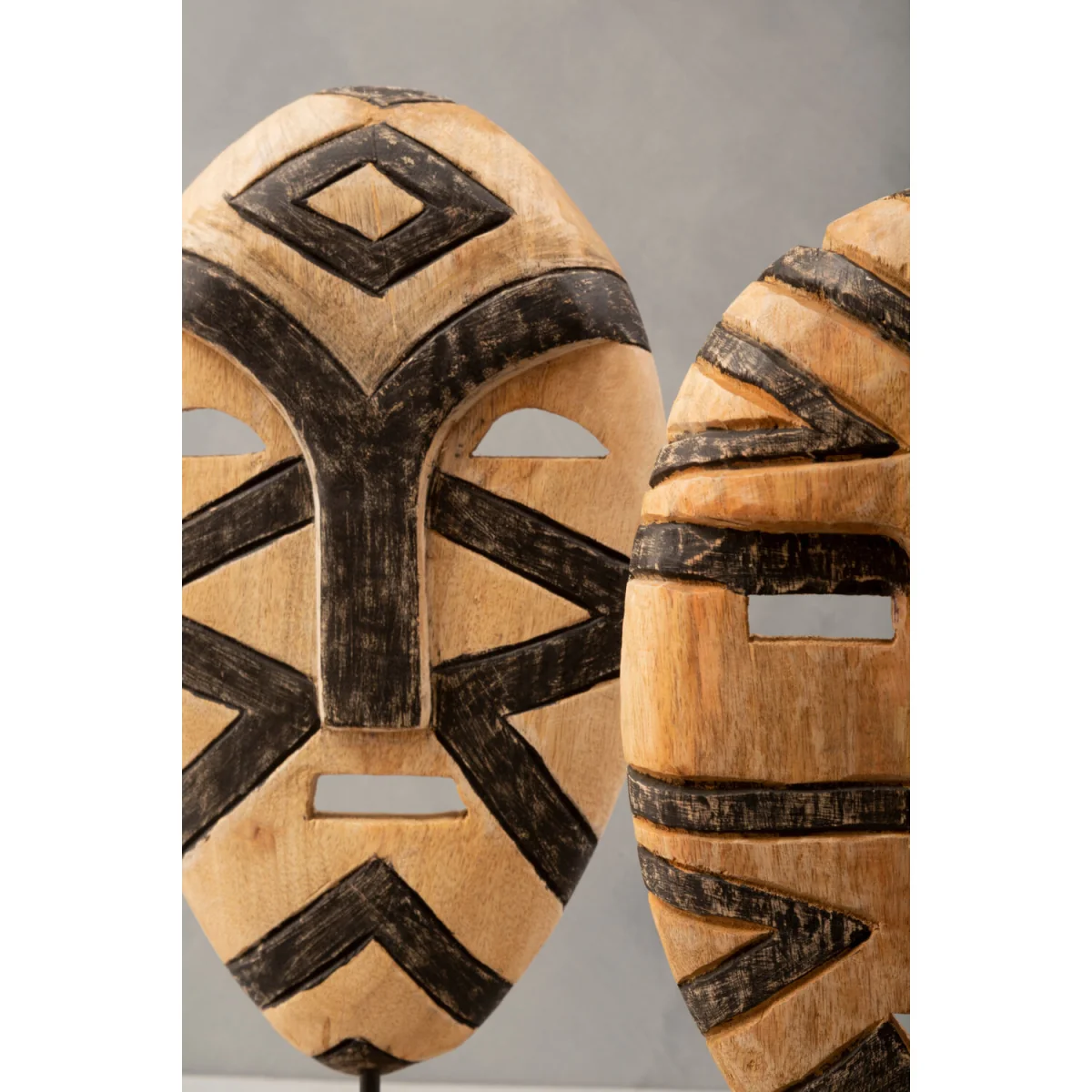 Bantu Large Tribal Wooden Sculpture - Natural – image 4