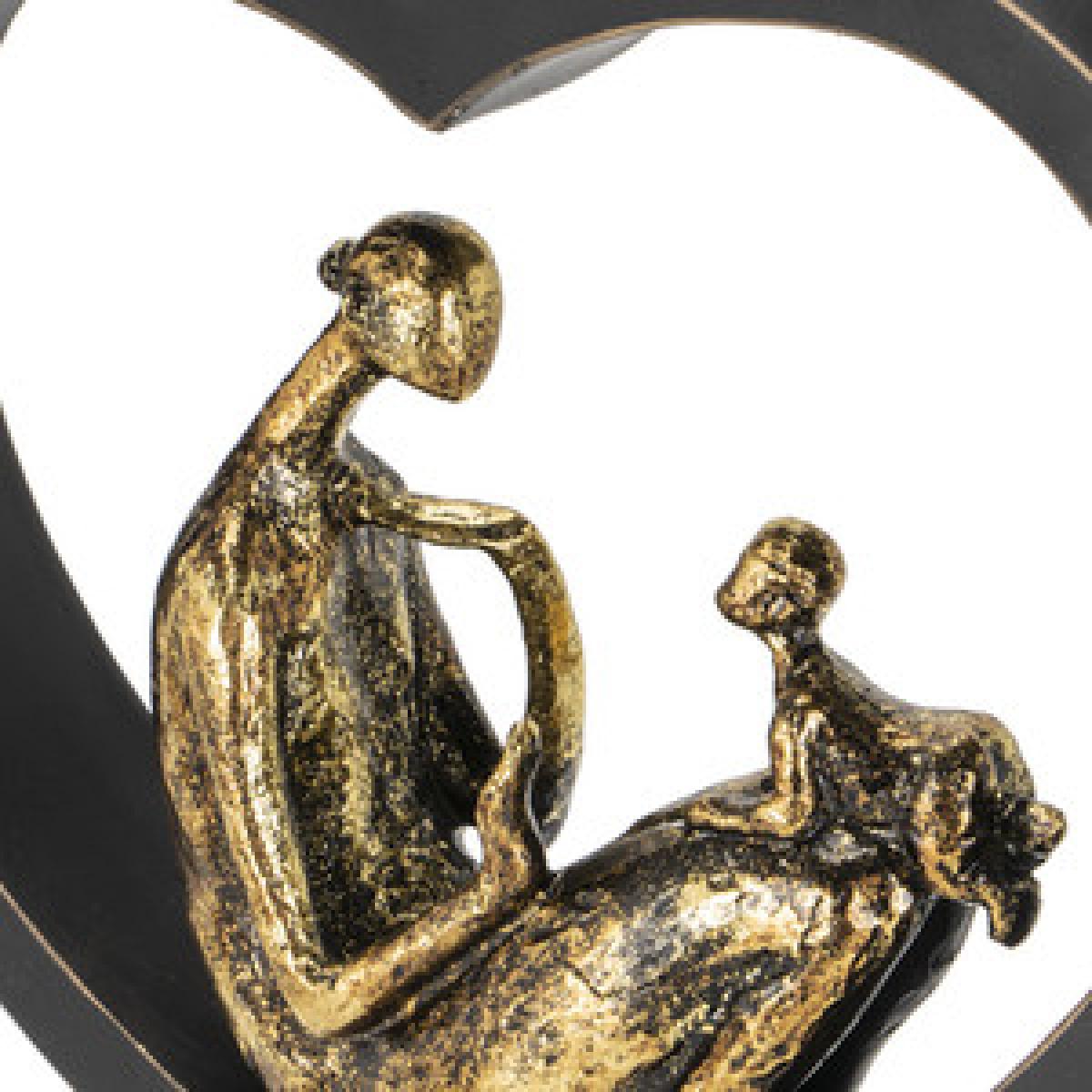 Mother and Child Heart Sculpture – image 3