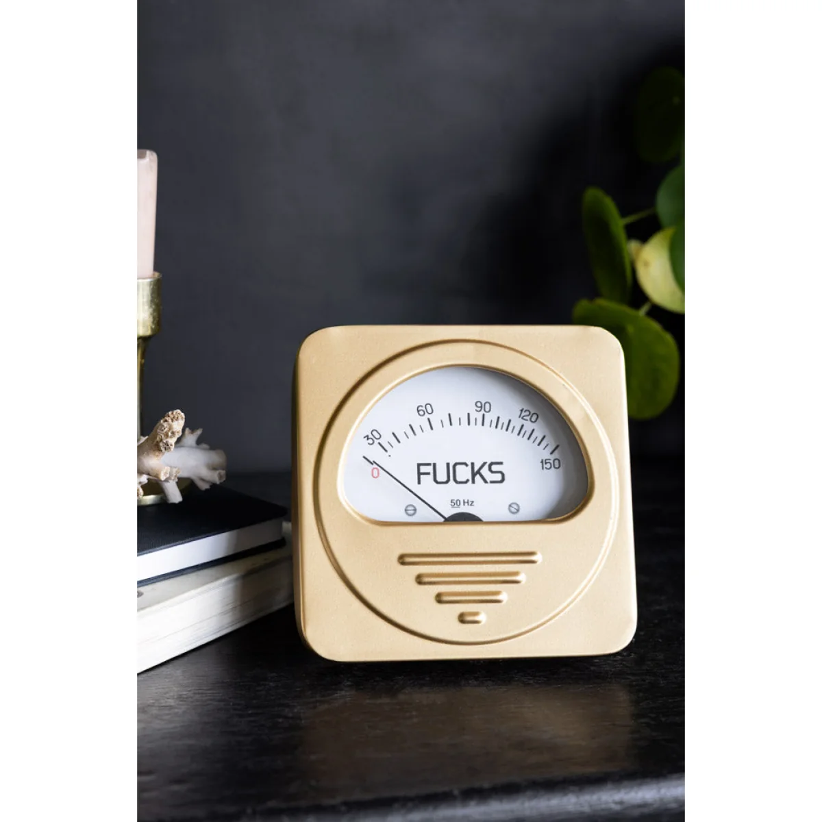 Zero Fucks Gold Ornament – image 2