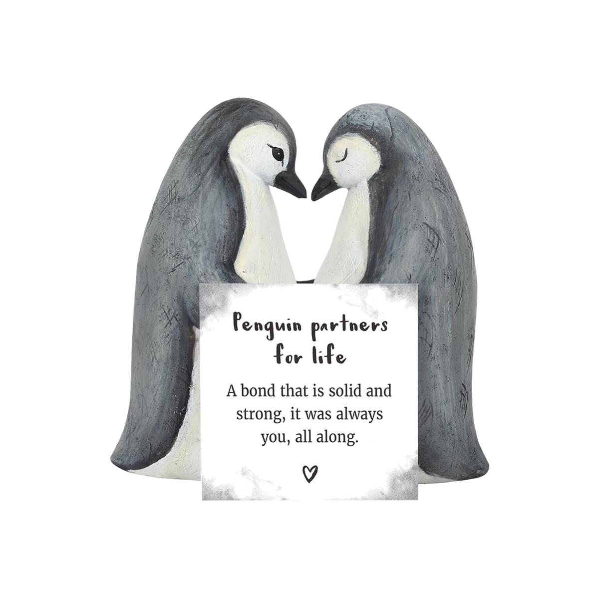 Penguin Partners for Life Ornament (Height) 11 cm - Black and White – image 1