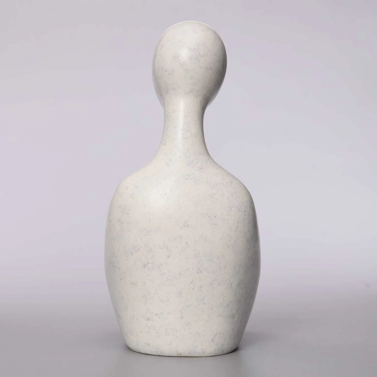 Abstract Lover Art Sculpture Ornament with Glass Bowl - White – image 6
