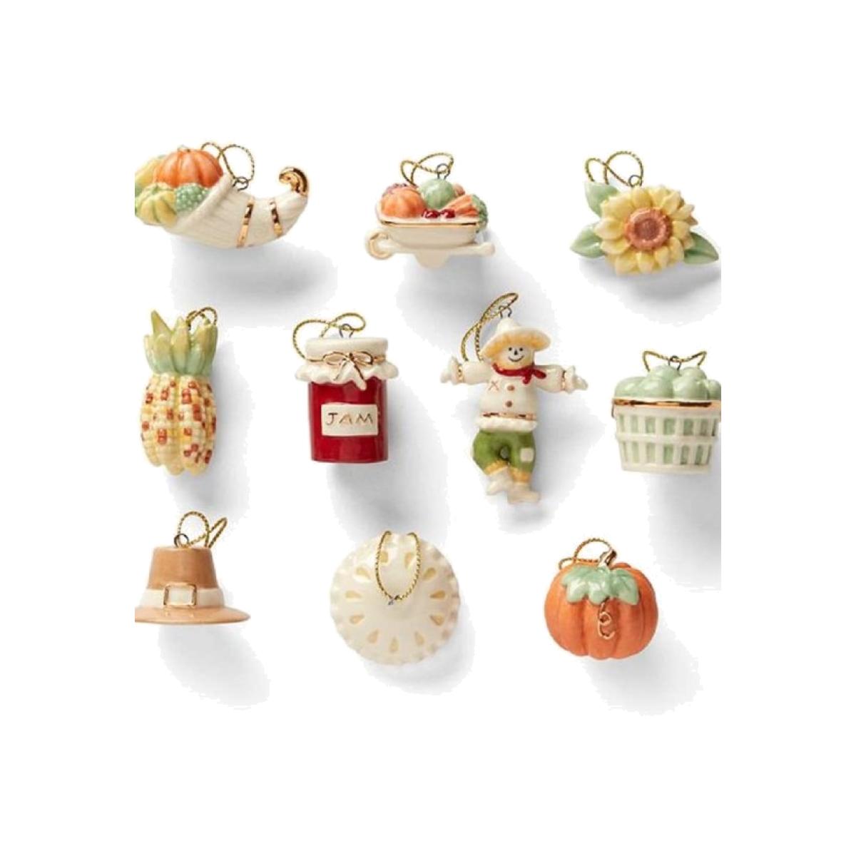 Ornament Set Autumn Favorites - White