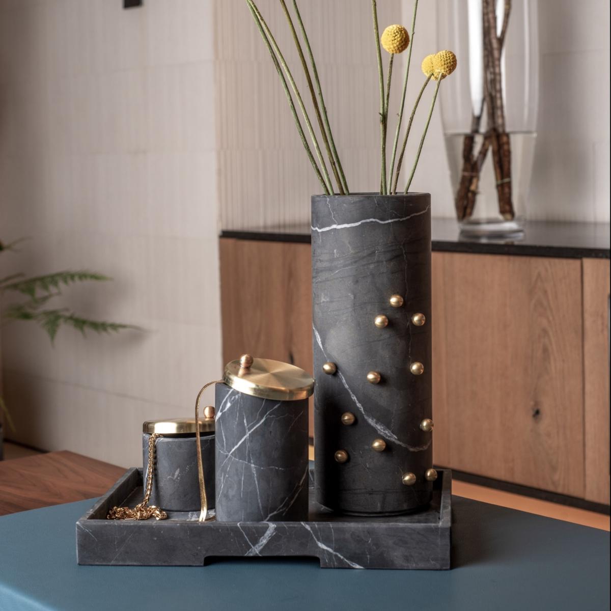 Tumblr Black Marble And Brass Container Set . Bruci Editora De Diseño – image 2
