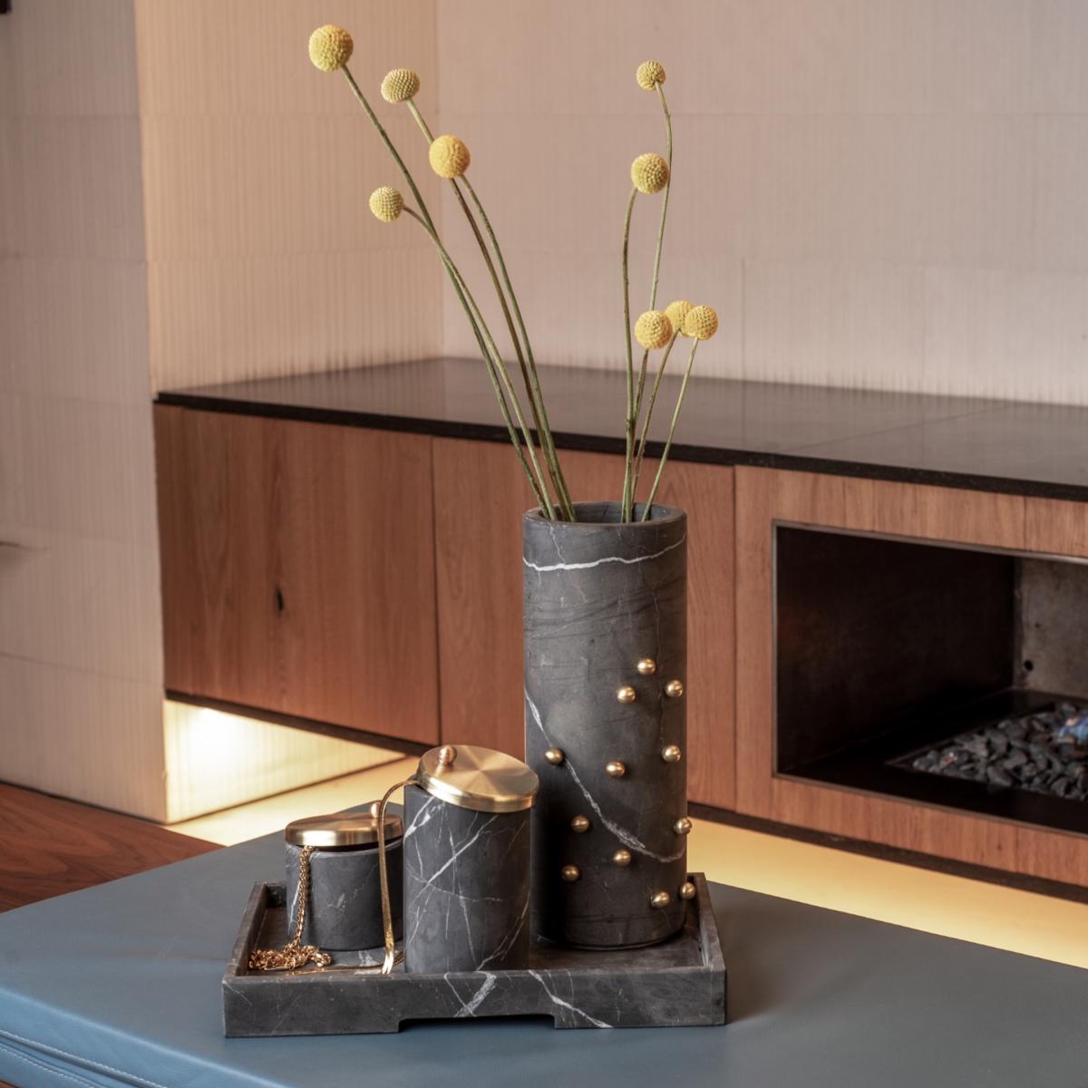 Tumblr Black Marble And Brass Container Set . Bruci Editora De Diseño – image 3