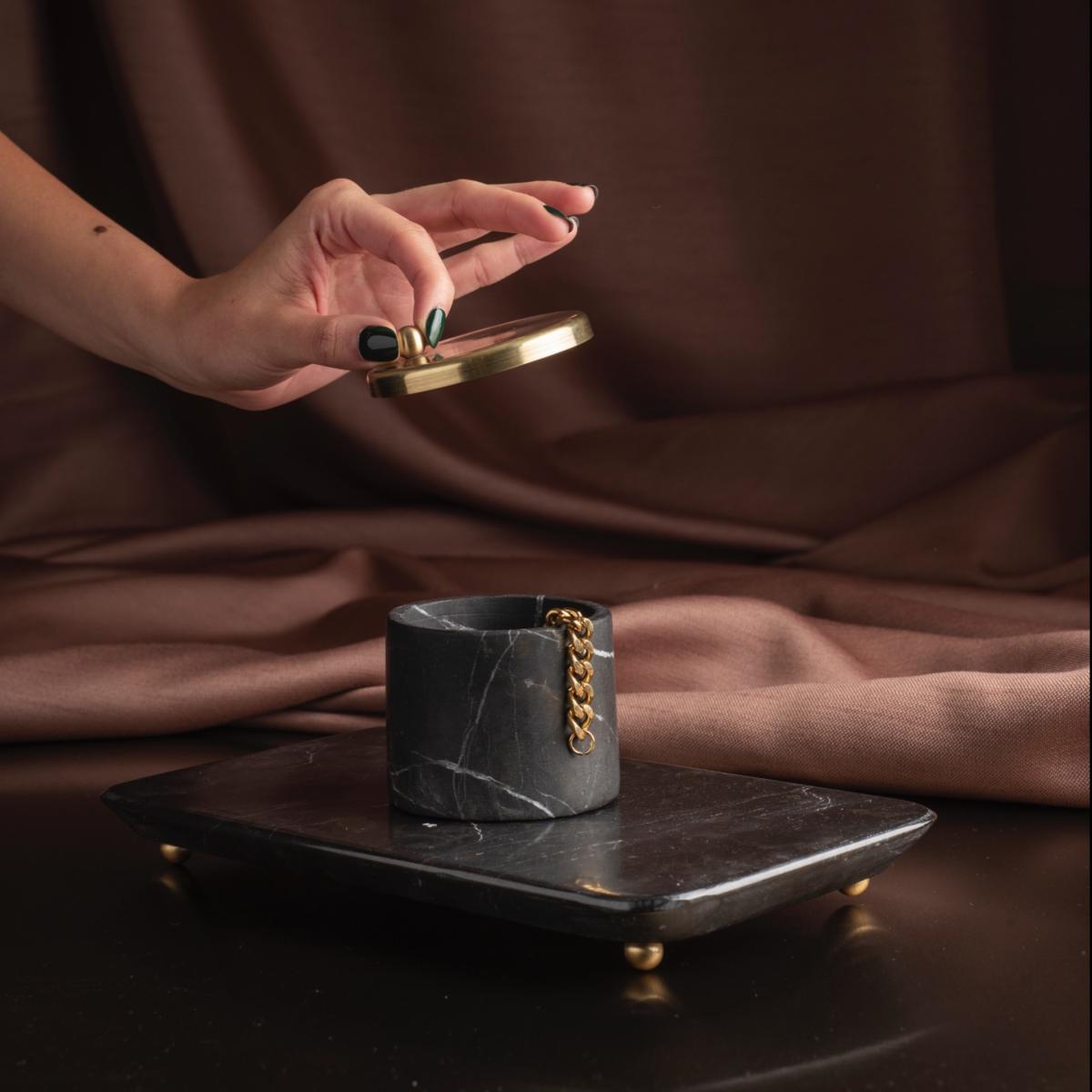 Tumblr Black Marble And Brass Container Set . Bruci Editora De Diseño – image 5