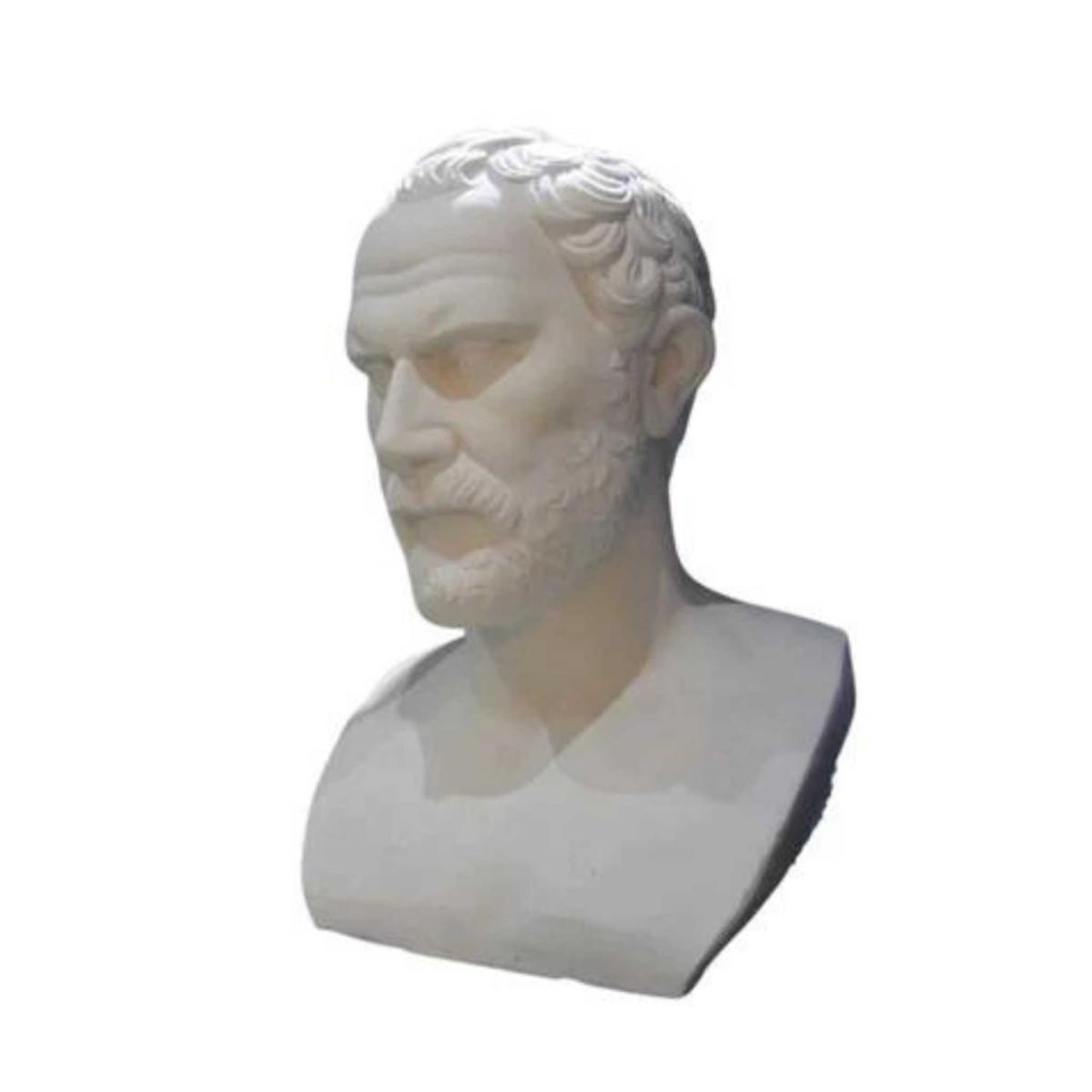 White Demosthenes Bust | Artchi – image 3