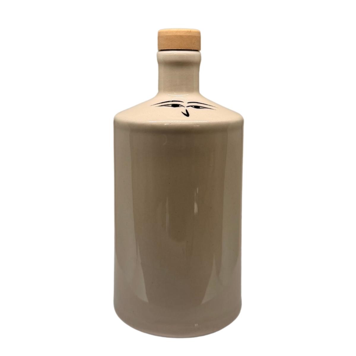 Black / Blue / White Artisan Crafted Ceramic Zeugma One Bottle And Vessels Black and Wild – image 2