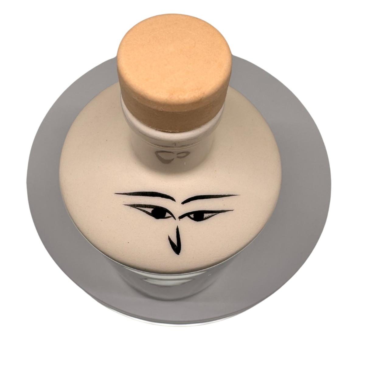 Black / Blue / White Artisan Crafted Ceramic Zeugma One Bottle And Vessels Black and Wild – image 3